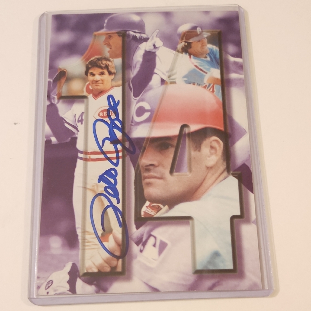 PETE ROSE COLLECTIBLE STAT CARD